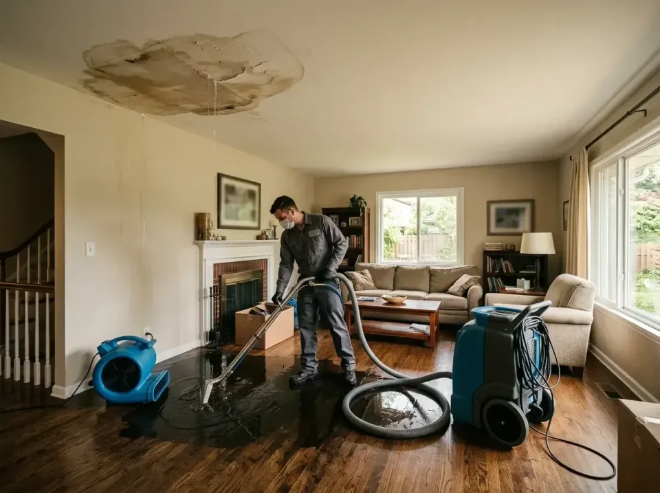 attic-pipe-burst-ceiling-drip-008 — frequently asked questions, Water Damage Restoration & Carpet Care in Holts Summit, MO